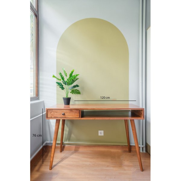 Kellopöytä 110x59 cm - pähkinä Kellopöytä 110x59 cm - pähkinä