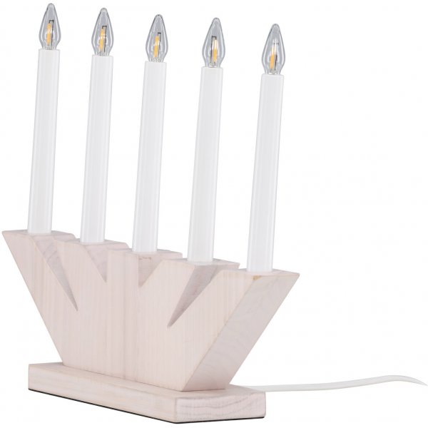 Verbier pöytävalaisin - Whitewash Verbier pöytävalaisin - Whitewash