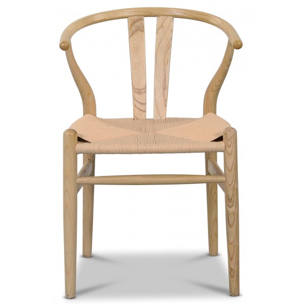 Sunda-ruokatuoli - Luonto / Remmi-istuin + Huonekalujen jalat