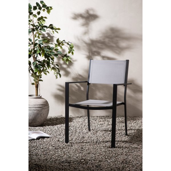 Copacabana ruokapöydän tuoli - musta/harmaa Copacabana ruokapöydän tuoli - musta/harmaa