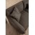 Mentis divaani sohva 376 cm - ruskea