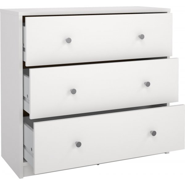 Toukokuun lipasto 3 laatikolla - Valkoinen Toukokuun lipasto 3 laatikolla - Valkoinen