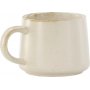 Aktiivinen teekuppi 9 cm - beige/musta