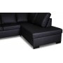 Solna U-sohva D3A - Bonded Leather