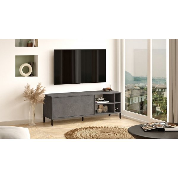 Luvio mediapenkki 8 - hopea