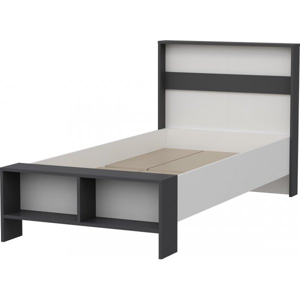 Life-sänky 90x190 cm - Antrasiitti/valkoinen Life-sänky 90x190 cm - Antrasiitti/valkoinen