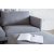 Eden 3-istuttava XL sohva - Harmaa kangas + Huonekalujen tahranpoistoaine