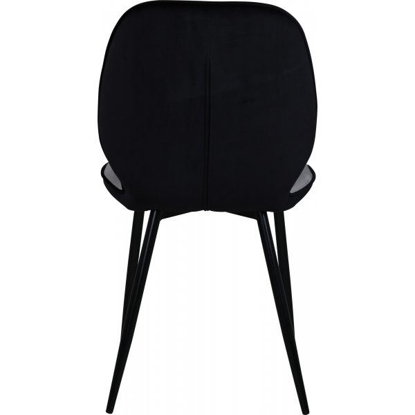 Nummi ruokapydn tuoli - Vaaleanharmaa/musta