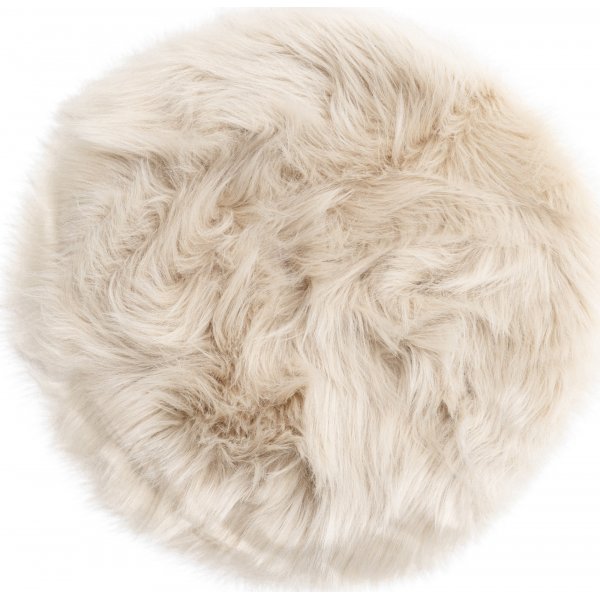 Katy tuolin tyyny 34 x 34 cm - Beige tekoturkista Katy tuolin tyyny 34 x 34 cm - Beige tekoturkista