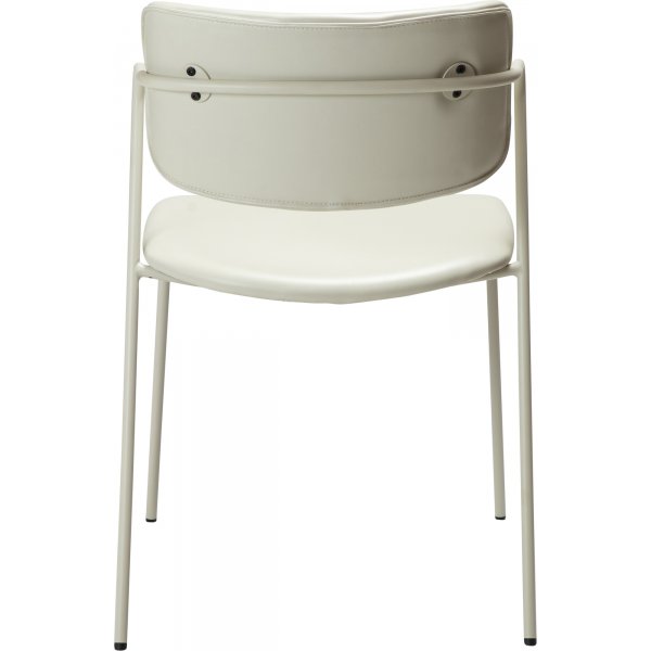 Zed ruokapöydän tuoli - valkoinen PU Zed ruokapöydän tuoli - valkoinen PU