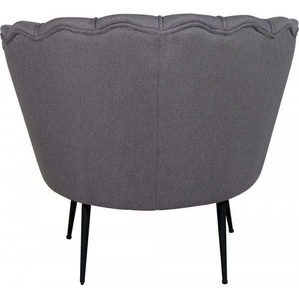 Ballini-nojatuoli - Harmaa kangas + Huonekalujen tekstiilien puhdistus