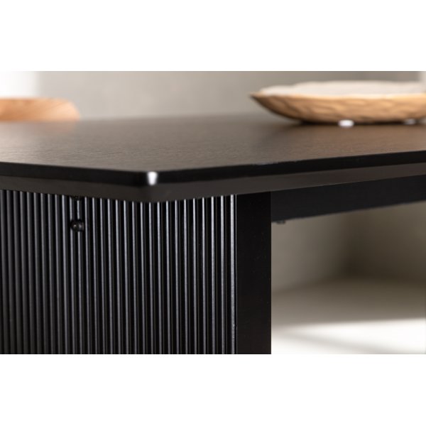 Vail ruokapöytä 200 x 100 cm - Musta Vail ruokapöytä 200 x 100 cm - Musta