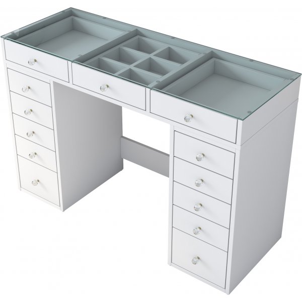 Bijou peilipöytä 5 - 120 x 44,5 cm - Valkoinen Bijou peilipöytä 5 - 120 x 44,5 cm - Valkoinen