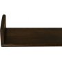 Sirkus seinhylly 80 cm - Ruskeaksi lakattu tammi