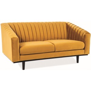 Alden 2-istuttava sohva - Oranssi sametti