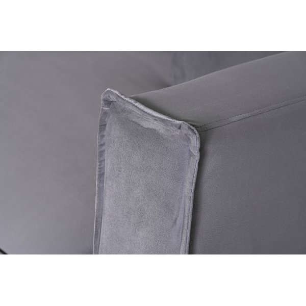 Brandy Lounge- nojatuoli - 1,5- paikkainen - Tummanharmaa (sametti) Brandy Lounge- nojatuoli - 1,5- paikkainen - Tummanharmaa (sametti)