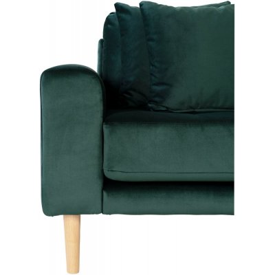 Lido divaani sohva oikea - Tummanvihre