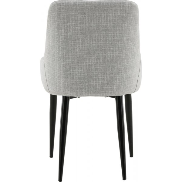 Paradis ruokatuoli - Vaaleanharmaa/musta Paradis ruokatuoli - Vaaleanharmaa/musta