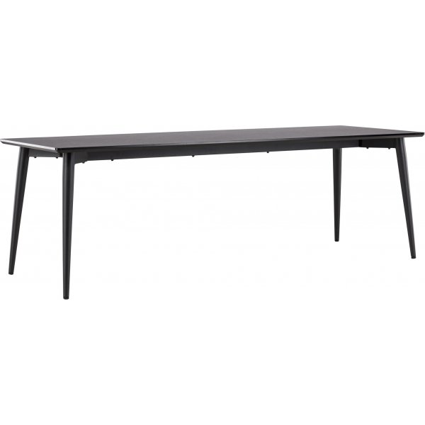 Ellis ruokapyt 230 x 85 cm - Musta