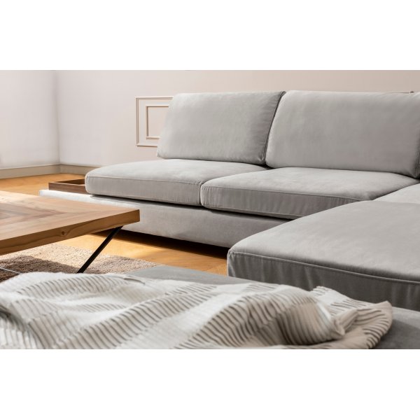 Tulip kulmasohva - Vaaleanharmaa Tulip kulmasohva - Vaaleanharmaa
