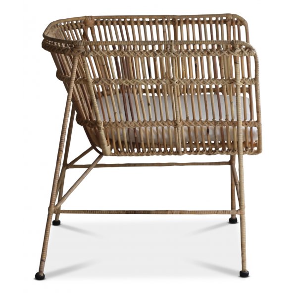 Galice-rottinki nojatuoli tyynyll + Huonekalujen tekstiilien puhdistus