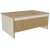 Sion sohvapyt 90 x 60 cm - Beige/kulta/phkin