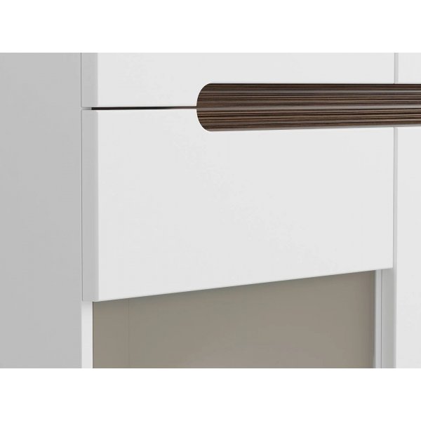 Azteca Trio senkki LED-valolla - valkoinen Azteca Trio senkki LED-valolla - valkoinen