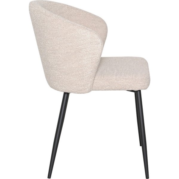 Iben ruokatuoli - beige bouclé Iben ruokatuoli - beige bouclé