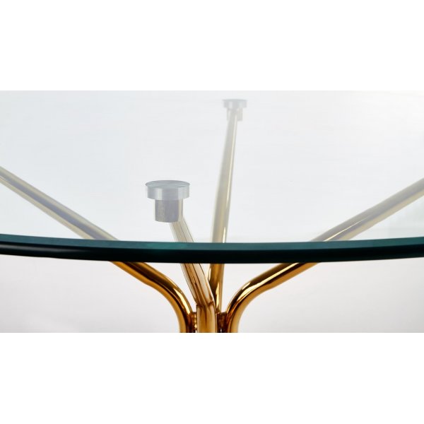 Capo pyöreä ruokapöytä kultaisilla jaloilla Ø110 cm Capo pyöreä ruokapöytä kultaisilla jaloilla Ø110 cm