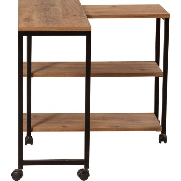 Melin sivupöytä 70 x 76 cm - Mänty/musta Melin sivupöytä 70 x 76 cm - Mänty/musta