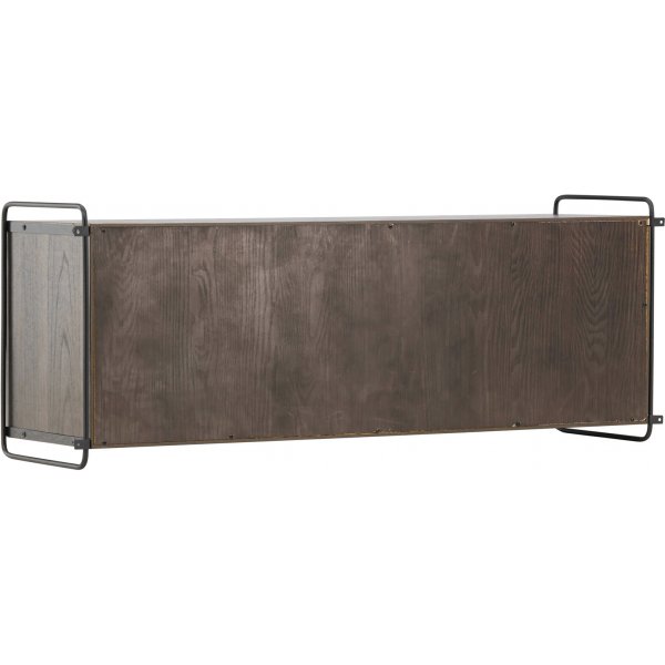 Paris-seinkaappi 48 x 122 cm - Musta/Mocca