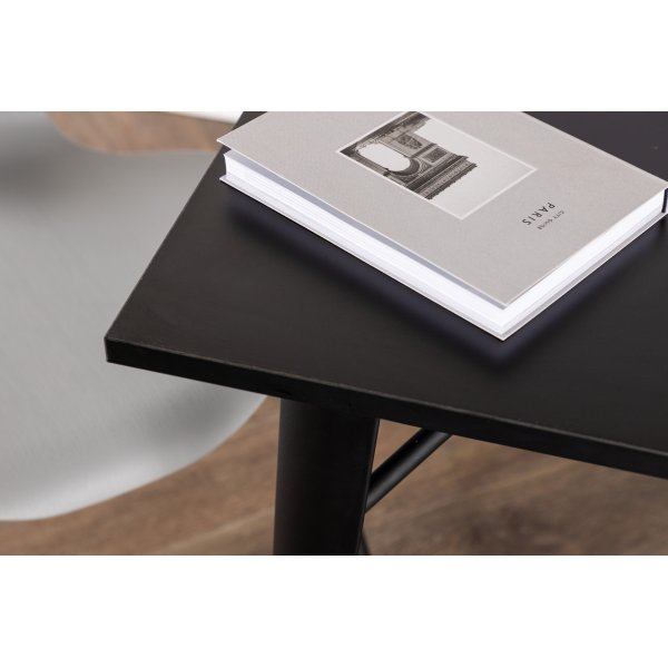 Tempe ruokapöytä 80 x 80 cm - Musta Tempe ruokapöytä 80 x 80 cm - Musta