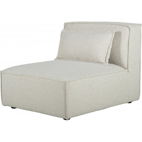 Nees modulaarinen sohva Mittendel - Stone White + Huonekalujen jalat
