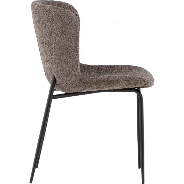 Modesto ruokapydn tuoli - Ruskea boucle