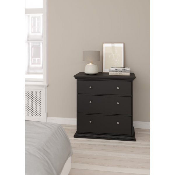 North lipasto, jossa 3 laatikkoa - Mattamusta