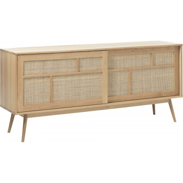 Yuma senkki öljyttyä tammea, rottinkiyksityiskohdat, liukuovet Yuma senkki öljyttyä tammea, rottinkiyksityiskohdat, liukuovet