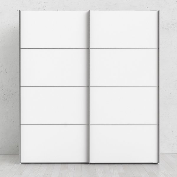 Verona vaatekaappi - valkoinen