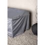 Klas kalustepllinen kulmasohville 254/254 x 90 cm - Harmaa