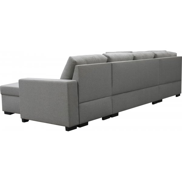 Sohva 309 cm vaaleanharmaa - Solna