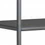 Seaford kirjahylly 77x185 cm - Tuhka/musta