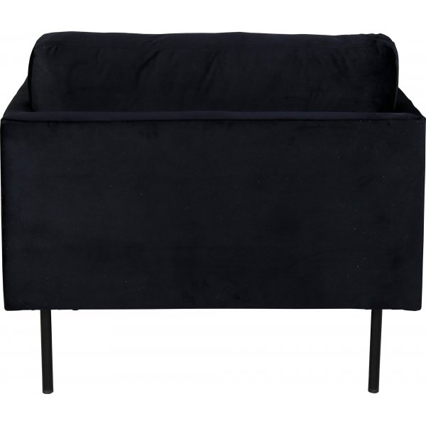 Eden nojatuoli - Musta sametti Eden nojatuoli - Musta sametti