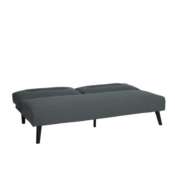 Vuodesohva Kiruna - Tummanharmaa kangas | 179 cm