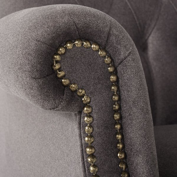 Lontoon nojatuoli - harmaa Lontoon nojatuoli - harmaa