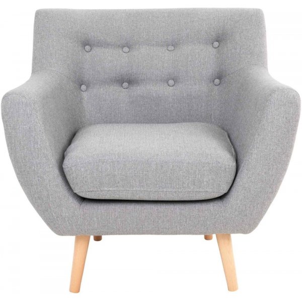 Monte-nojatuoli - vaaleanharmaa/pyökki Monte-nojatuoli - vaaleanharmaa/pyökki