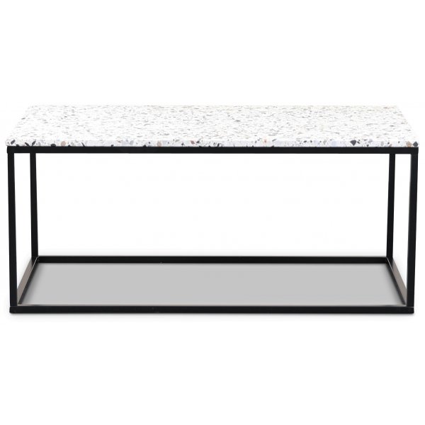 Terrazzo-sohvapyt 110x60 cm - Cosmos Terrazzo & musta Accent-runko