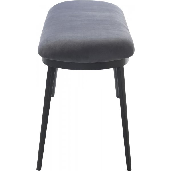 Billy Bench harmaata samettia