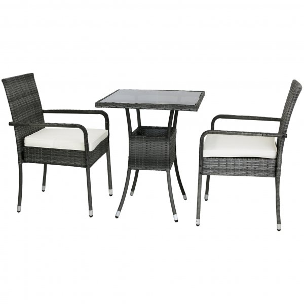 Kahvilasetti keinorottinkista - Mlle