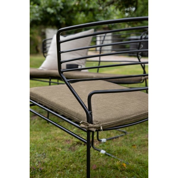 Milano sohvaryhmä - musta/hiekkabeige Milano sohvaryhmä - musta/hiekkabeige