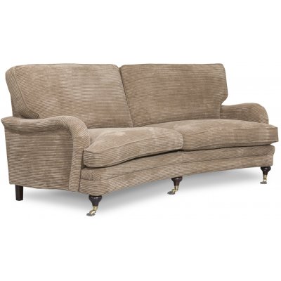 Howard Spirit kaareva sohva - ruskea (Manchester)