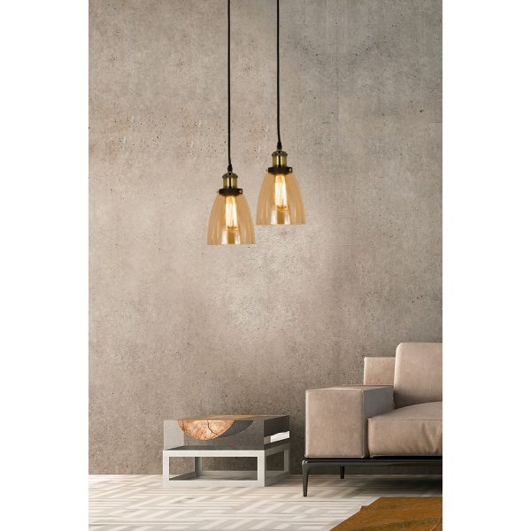 Becky kattovalaisin - Antiikki/keltainen Becky kattovalaisin - Antiikki/keltainen